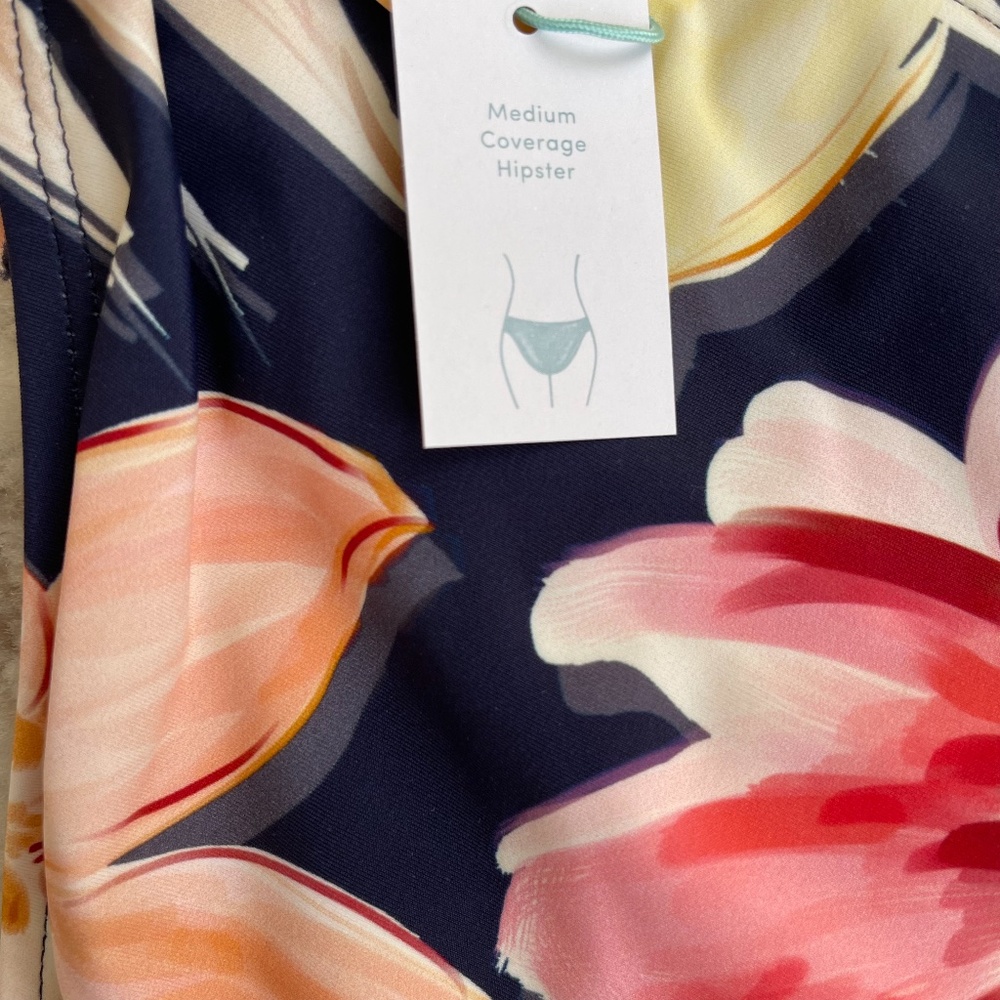 Kona Sol Floral Print Bikini Bottom NWT - Picture 6 of 7